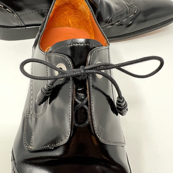 MEZLAN Classic Cap/Wing tip Dress shoes, 10 M, Black - Picture 2 of 10